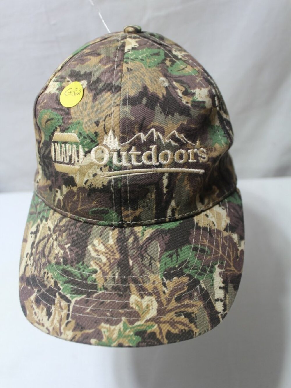 Napa Auto Parts Outdoors Hat Cap Strap Back Camo Hunting Adjustable
